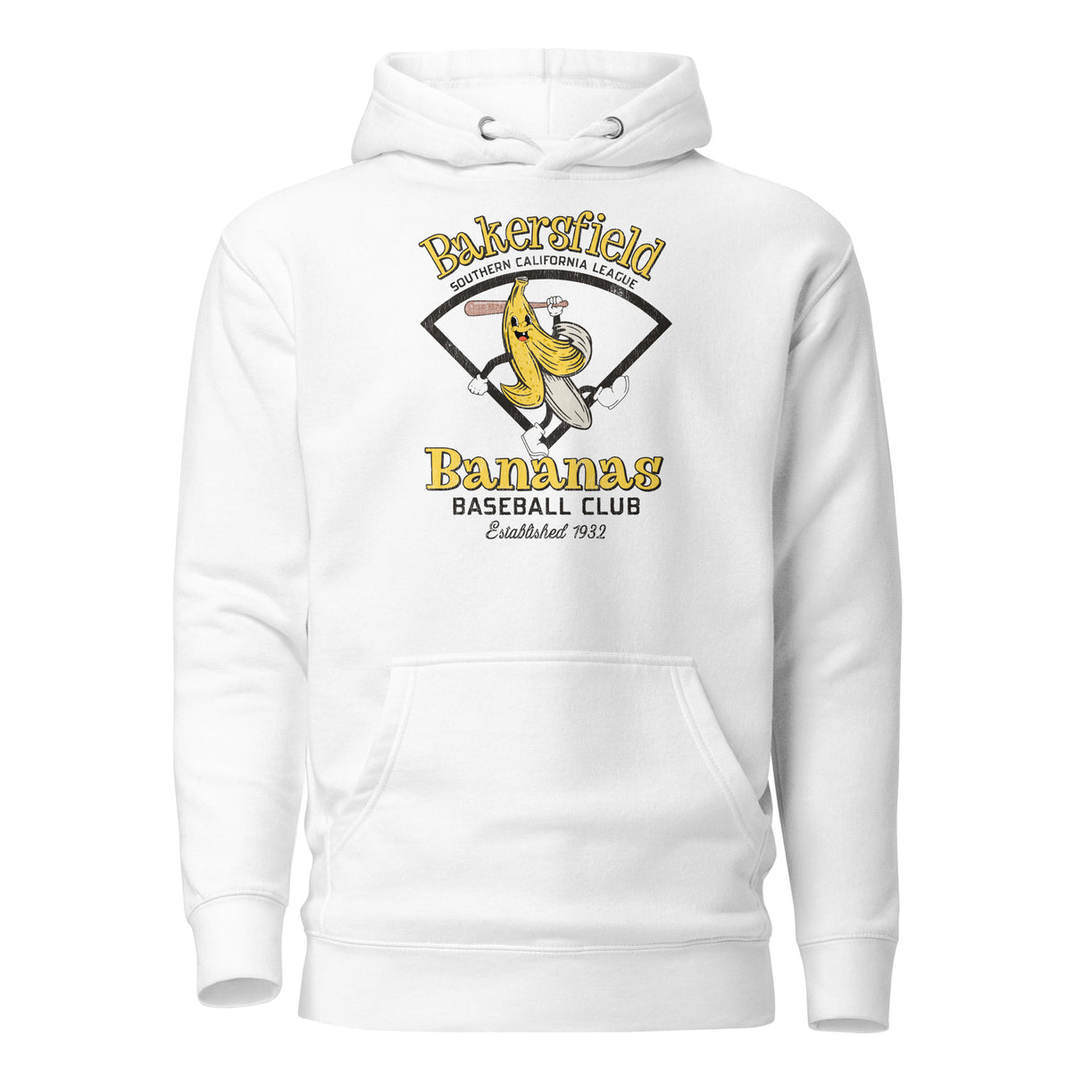 Bakersfield Bananas Retro Minor League Baseball Team-Unisex Hoodie