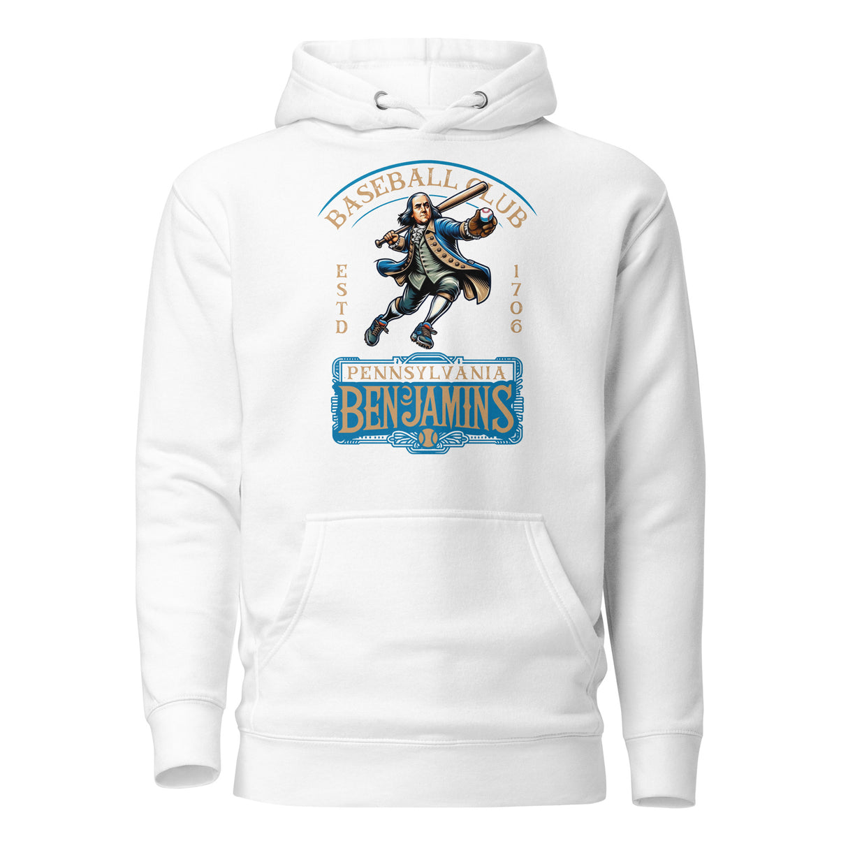 Pennsylvania Benjamins Retro Minor League Baseball Team-Unisex Hoodie