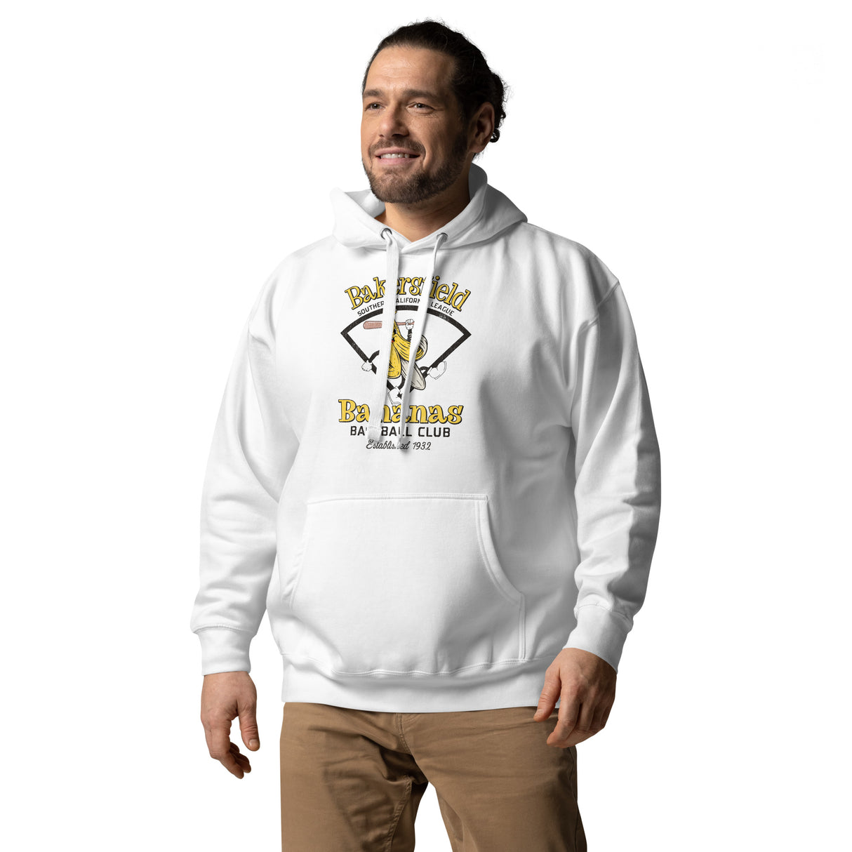 Bakersfield Bananas Retro Minor League Baseball Team-Unisex Hoodie