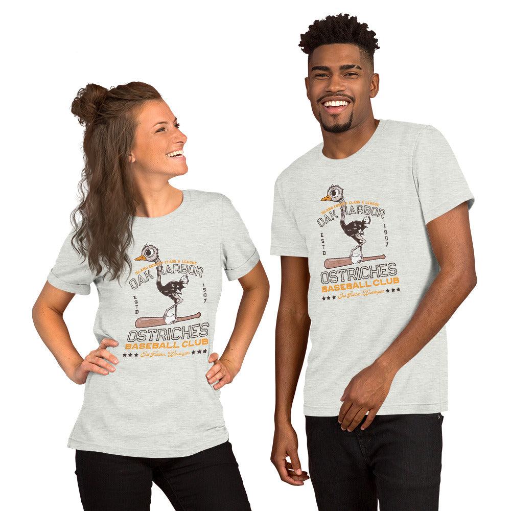 Oak Harbor Ostriches Retro Minor League Baseball Team Unisex t-shirt - outfieldoutlaws