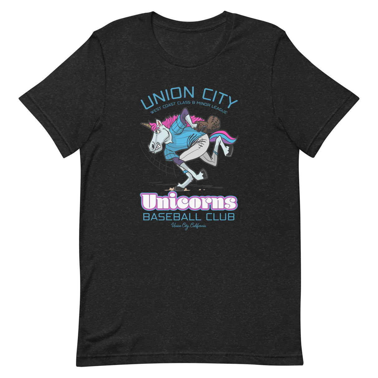 Union City Unicorns Retro Minor League Baseball Team Unisex T-shirt - outfieldoutlaws