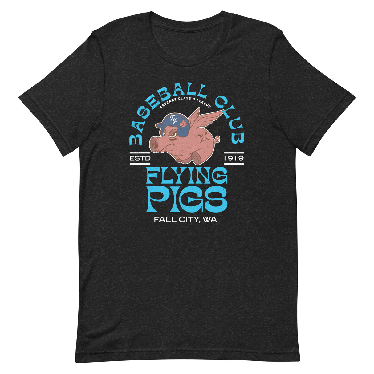 Fall City Flying Pigs Retro Minor League Baseball Team Unisex T-shirt - outfieldoutlaws