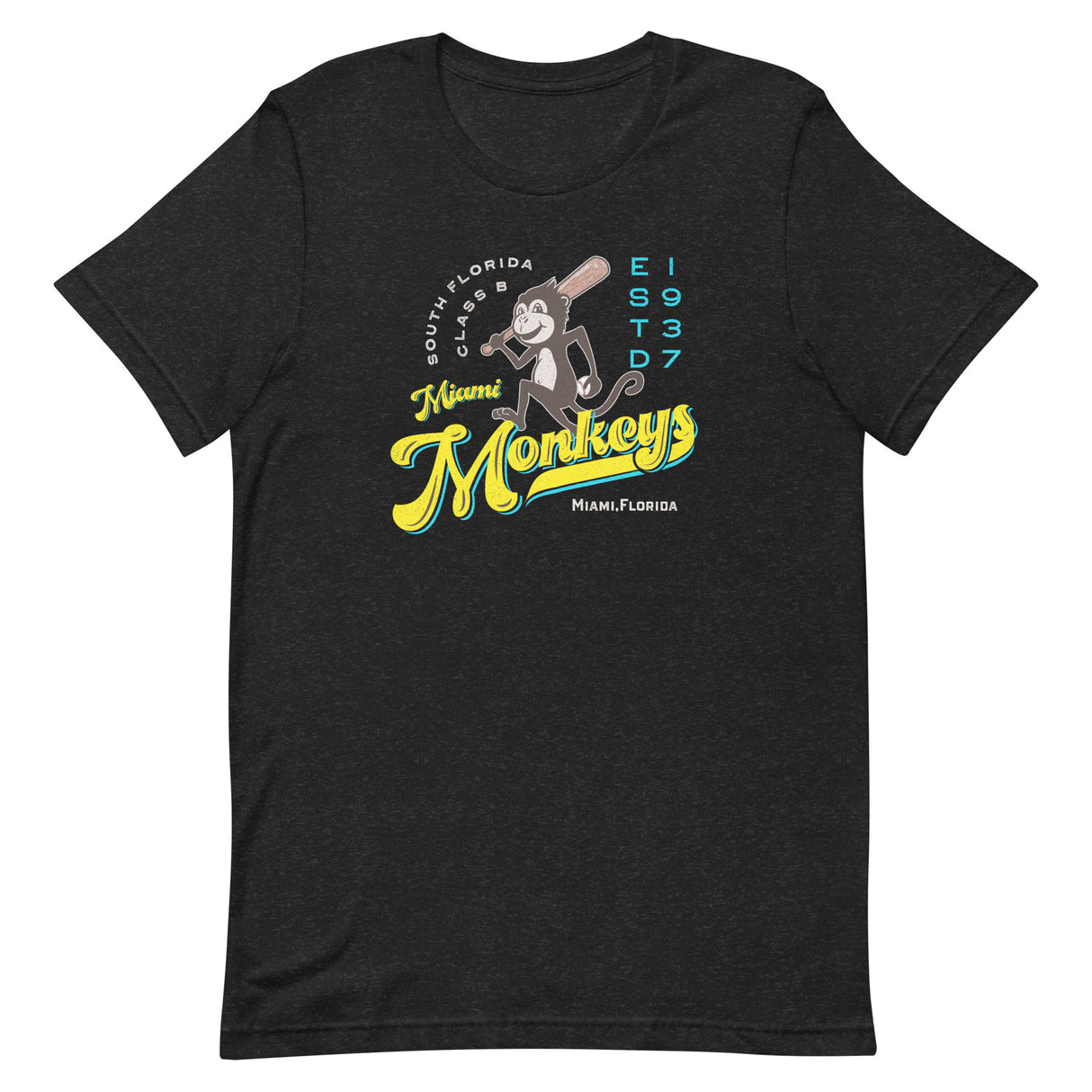 Miami Monkeys Retro Minor League Baseball Team Unisex T-shirt - outfieldoutlaws