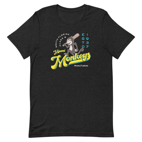Miami Monkeys Retro Minor League Baseball Team Unisex T-shirt - outfieldoutlaws