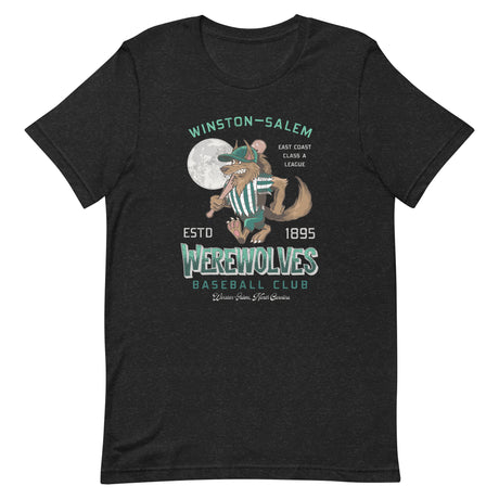 Winston-Salem Werewolves Retro Minor League Baseball Team Unisex T-shirt - outfieldoutlaws