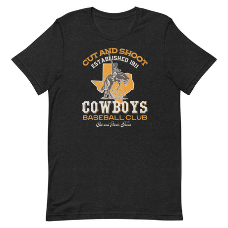 Cut and Shoot Cowboys Retro Minor League Baseball Team Unisex t-shirt - outfieldoutlaws