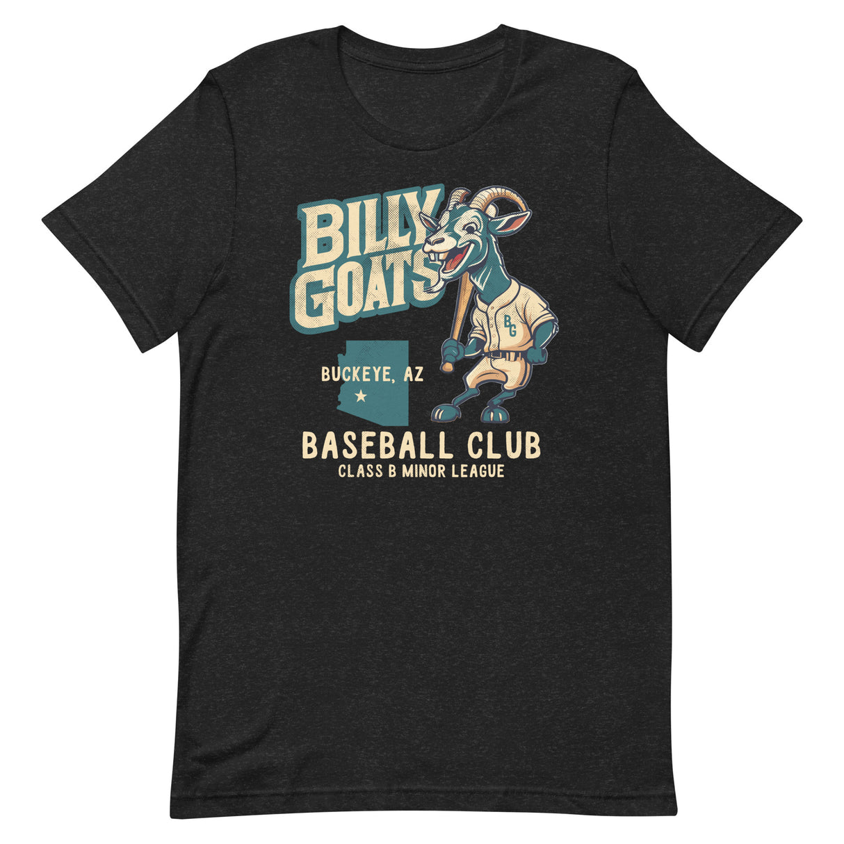 Buckeye Billy Goats Retro Minor League Baseball Team Unisex t-shirt - outfieldoutlaws