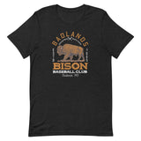 Badlands Bison Retro Minor League Baseball Team-Unisex T-shirt