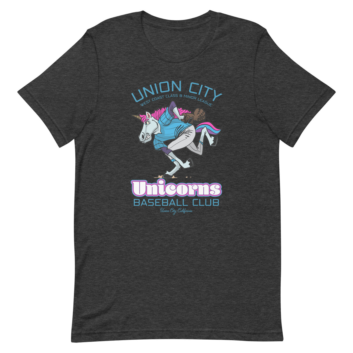 Union City Unicorns Retro Minor League Baseball Team Unisex T-shirt - outfieldoutlaws