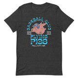 Fall City Flying Pigs Retro Minor League Baseball Team Unisex T-shirt - outfieldoutlaws