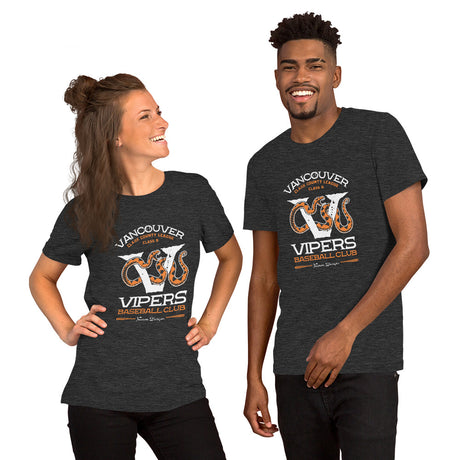 Vancouver Vipers Retro Minor League Baseball Team Unisex T-shirt - outfieldoutlaws