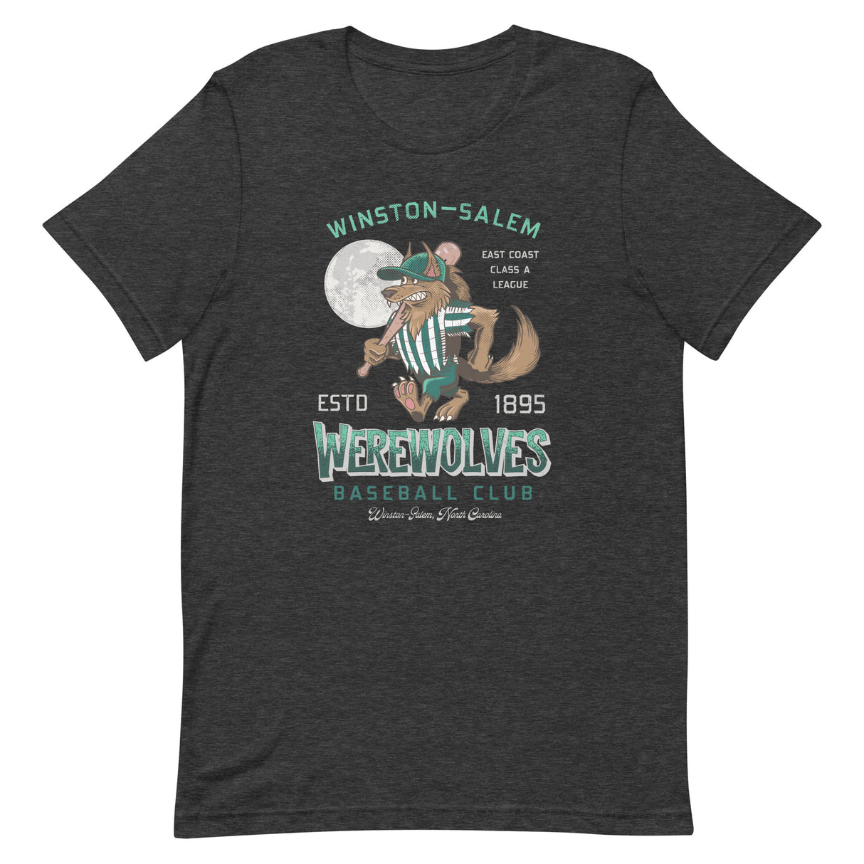 Winston-Salem Werewolves Retro Minor League Baseball Team Unisex T-shirt - outfieldoutlaws