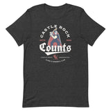 Castle Rock Counts Retro Minor League Baseball Team Unisex t-shirt - outfieldoutlaws