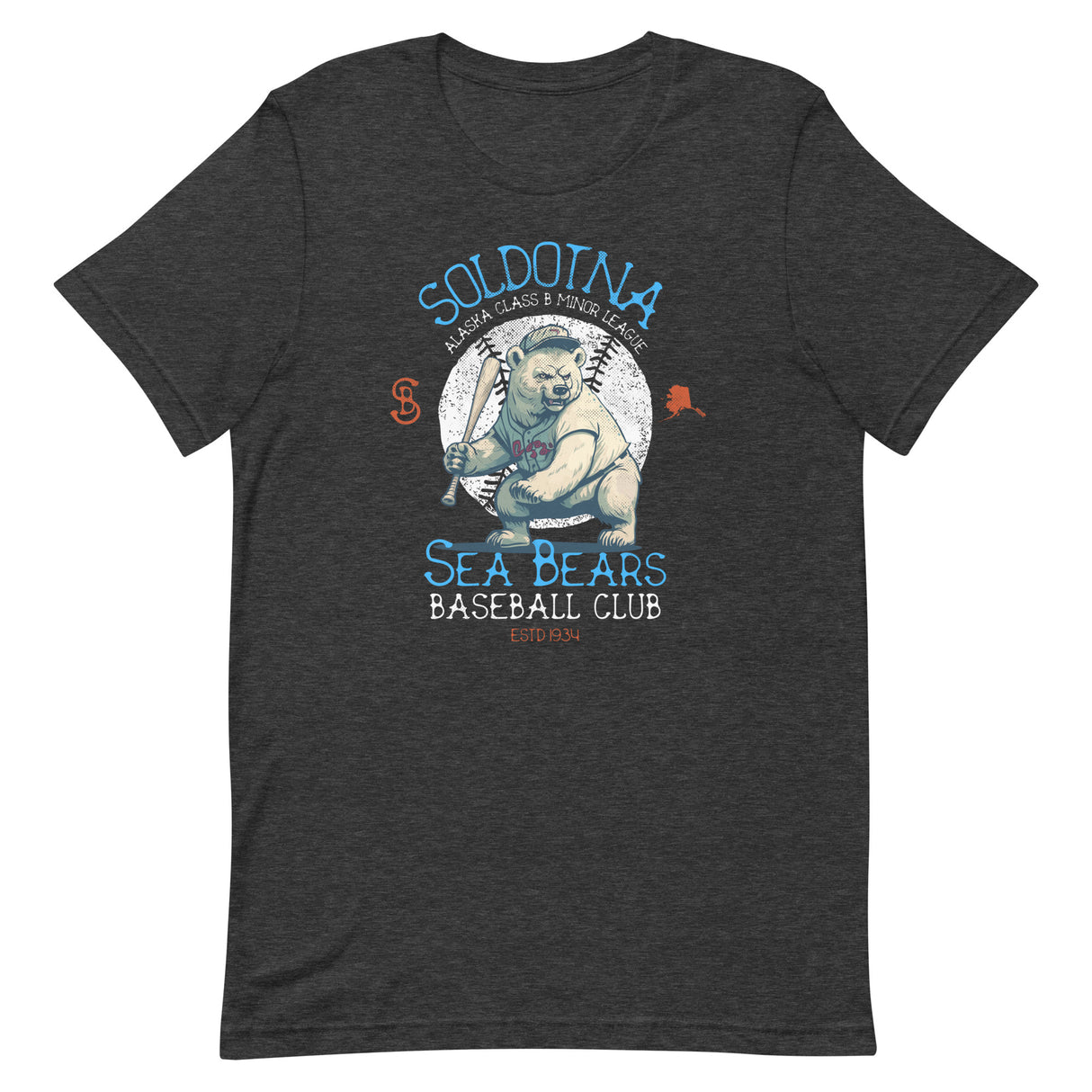 Soldotna Sea Bears Retro Minor League Baseball Team Unisex t-shirt - outfieldoutlaws