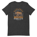 Badlands Bison Retro Minor League Baseball Team-Unisex T-shirt