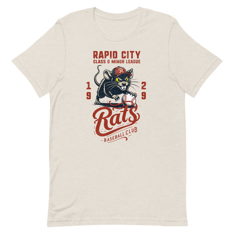 Rapid City Rats Retro Minor League Baseball Team Unisex T-shirt - outfieldoutlaws