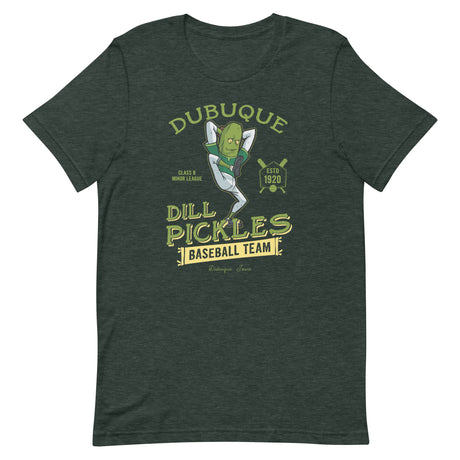 Dubuque Dill Pickles Retro Minor League Baseball Team Unisex T-shirt - outfieldoutlaws