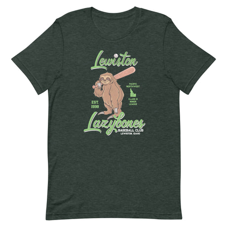 Lewiston Lazybones Retro Minor League Baseball Team Unisex T-shirt - outfieldoutlaws