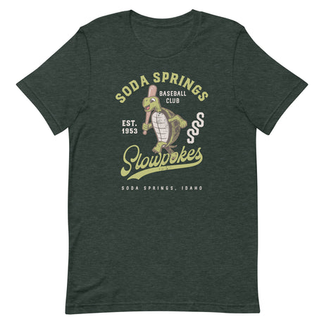 Soda Springs Slow Pokes Retro Minor League Baseball Team Unisex T-shirt - outfieldoutlaws