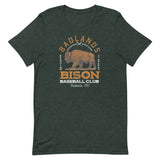 Badlands Bison Retro Minor League Baseball Team-Unisex T-shirt