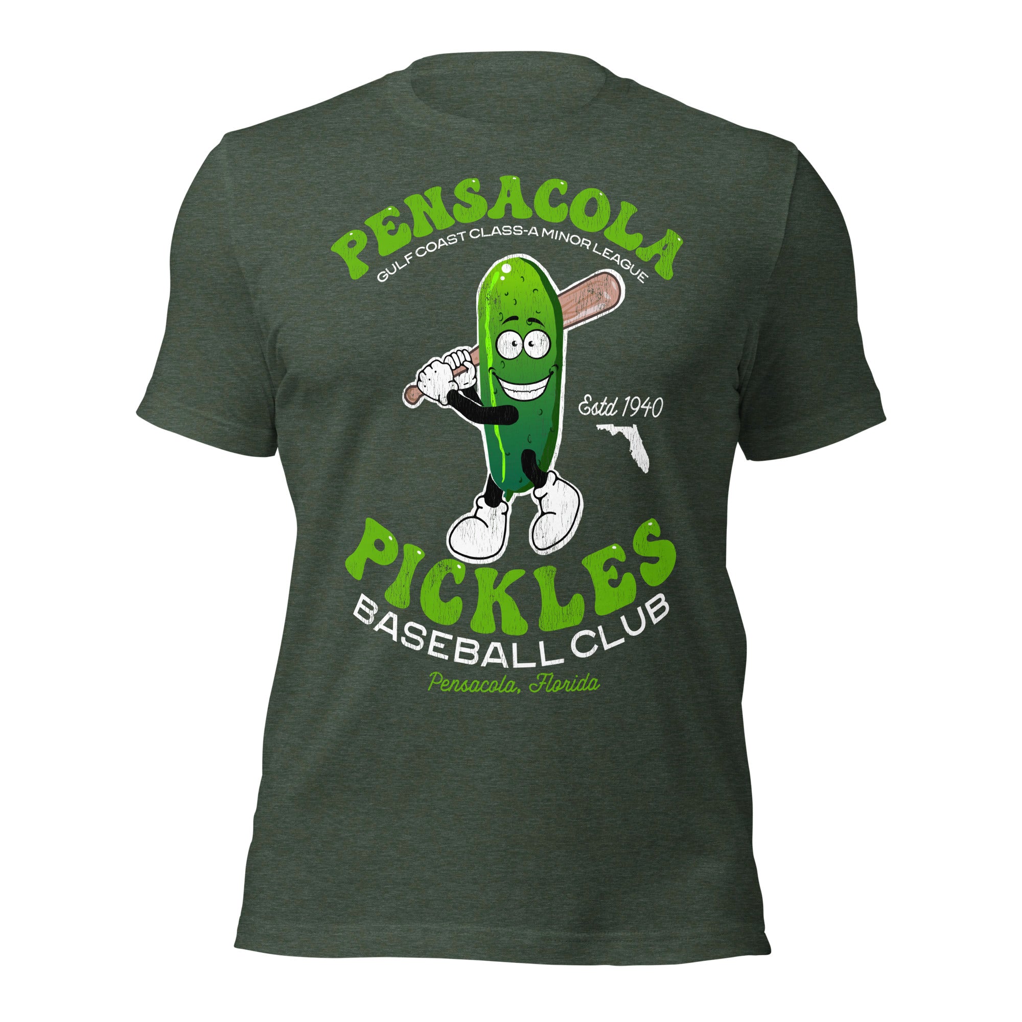 Pensacola Pickles Baseball Shirt – Funny Pickle Mascot Tee