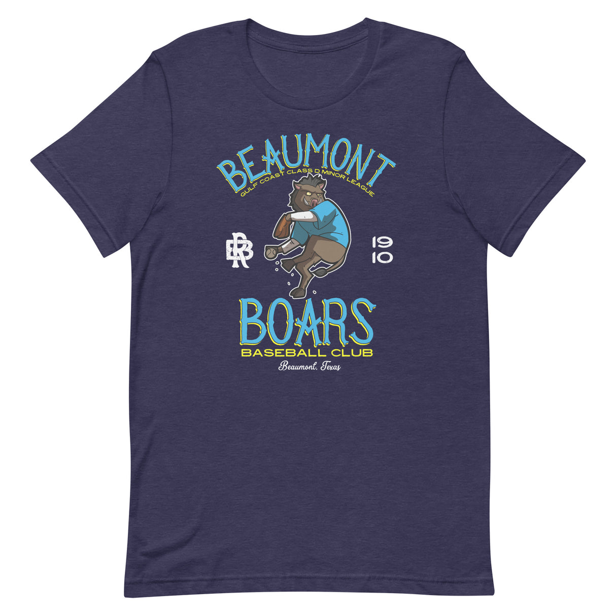 Beaumont Boars Retro Minor League Baseball Team Unisex T-shirt - outfieldoutlaws