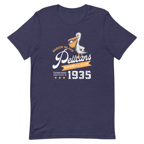 Bader Island Pelicans Retro Minor League Baseball Team Unisex T-shirt - outfieldoutlaws