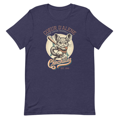 Coeur D'Alene Chinchillas Retro Minor League Baseball Unisex t-shirt - outfieldoutlaws