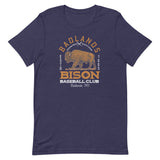 Badlands Bison Retro Minor League Baseball Team-Unisex T-shirt