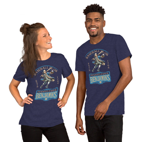 Pennsylvania Benjamins Retro Minor League Baseball Team-Unisex t-shirt