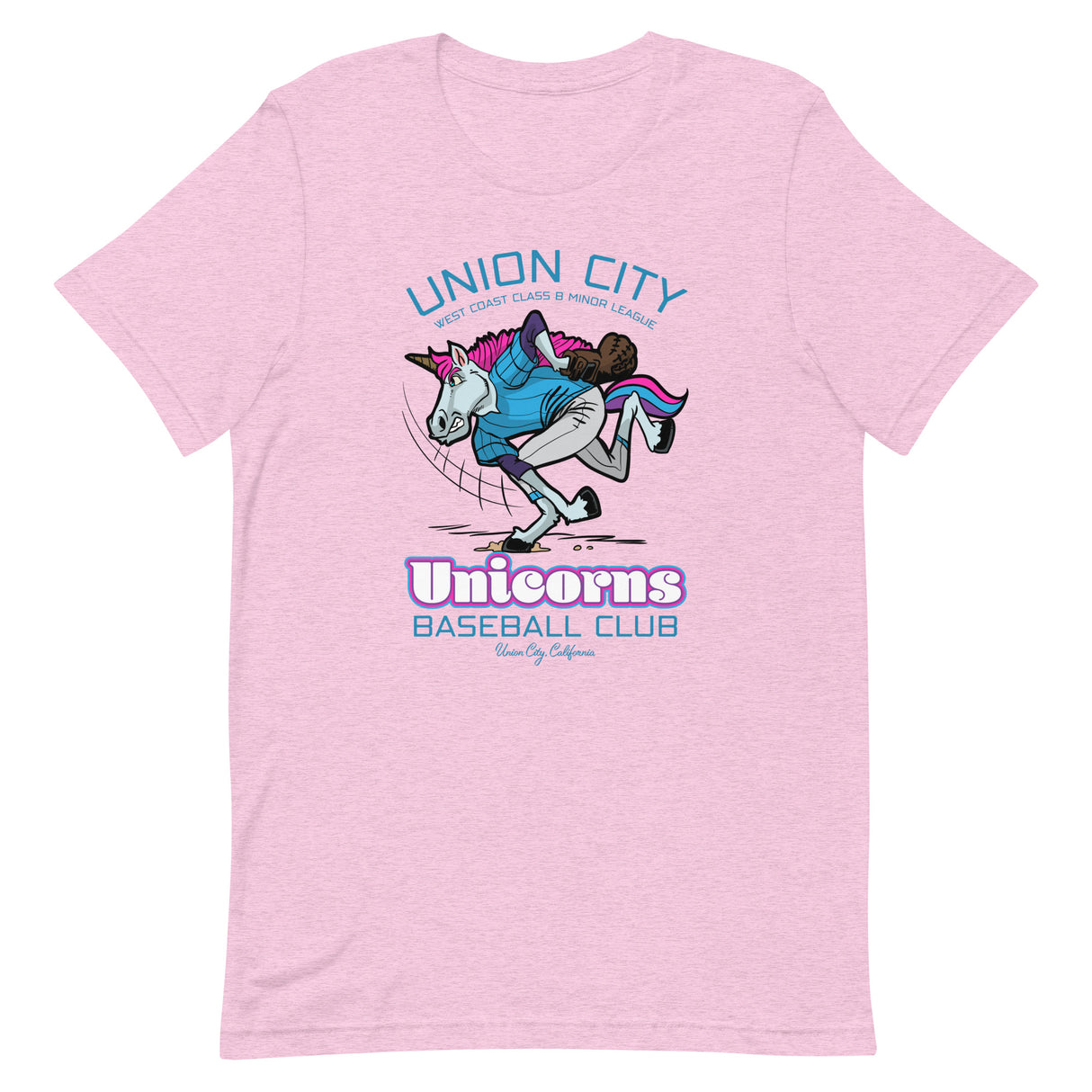 Union City Unicorns Retro Minor League Baseball Team Unisex T-shirt - outfieldoutlaws