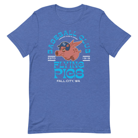 Fall City Flying Pigs Retro Minor League Baseball Team Unisex T-shirt - outfieldoutlaws