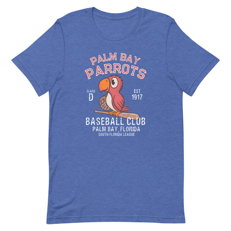 Palm Bay Parrots Retro Minor League Baseball Team Unisex T-shirt - outfieldoutlaws