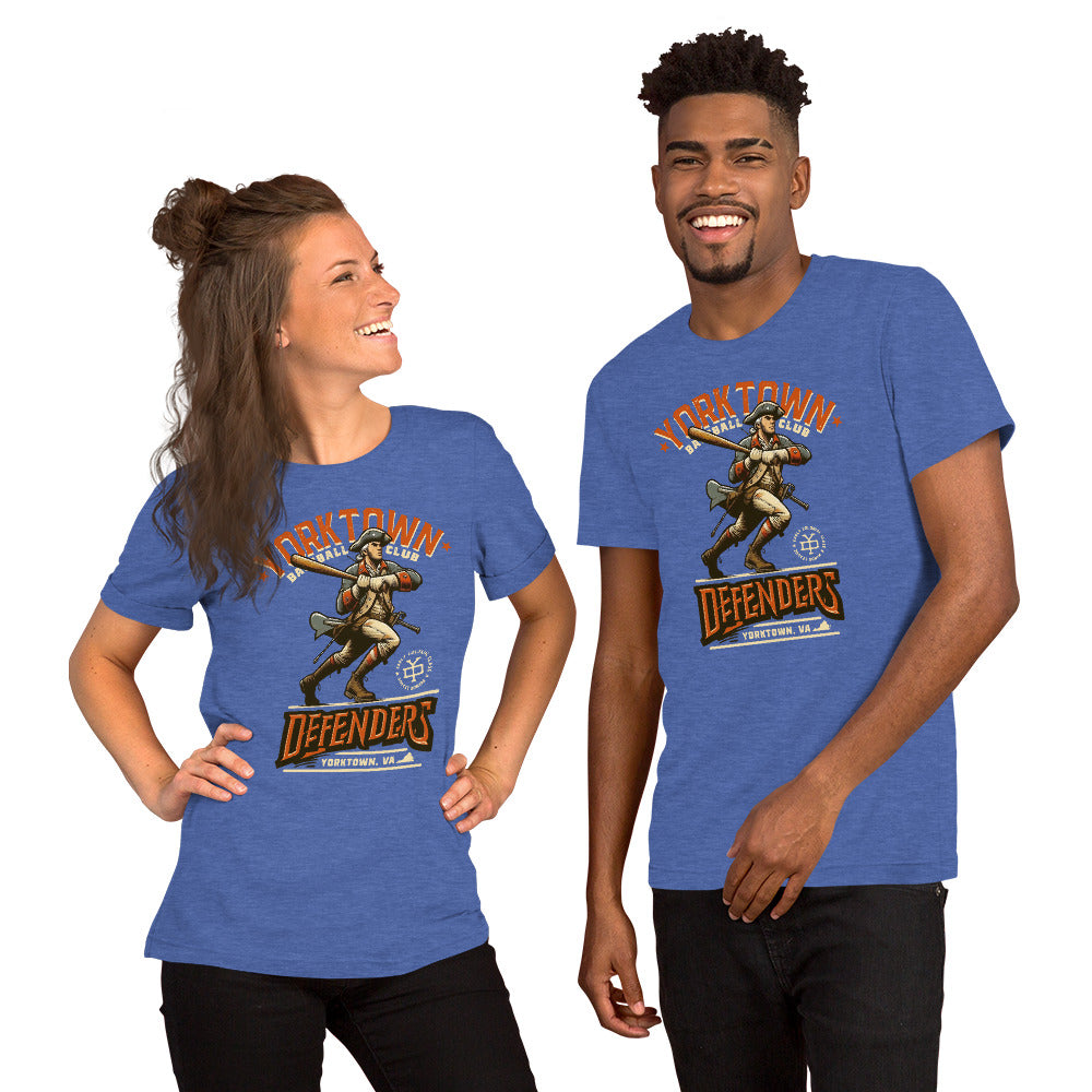 Yorktown Defenders Retro Minor League Baseball Team-Unisex T-shirt