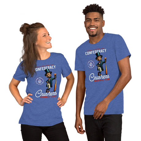 Confederacy Crushers Retro Minor League Baseball Team-Unisex t-shirt