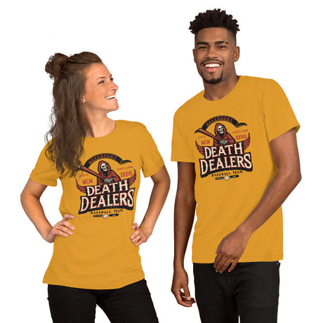 Davenport Death Dealers Retro Minor League Baseball Team Unisex T-shirt - outfieldoutlaws