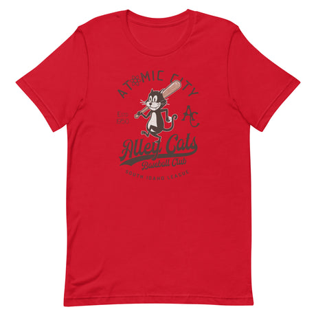 Atomic City Alley Cats Retro Minor League Baseball Team Unisex T-shirt - outfieldoutlaws