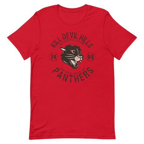 Kill Devil Hills Panthers Retro Minor League Baseball Team Unisex T-shirt - outfieldoutlaws