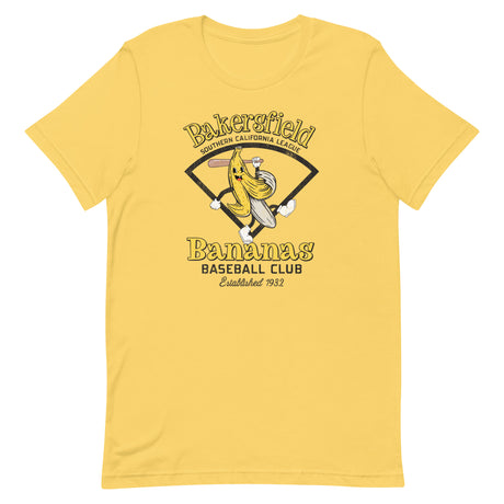 Bakersfield Bananas Retro Minor League Baseball Team Unisex T-shirt - outfieldoutlaws