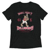 Howell County Hellhounds Retro Minor League Baseball Team-Tri-Blend Shirt - outfieldoutlaws