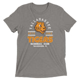 Tallahassee Tigers Retro Minor League Baseball Team-Tri-Blend Shirt - outfieldoutlaws