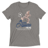 Seattle Squatches Retro Minor League Baseball Team-Tri-Blend Shirt - outfieldoutlaws