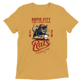 Rapid City Rats Retro Minor League Baseball Team-Tri Blend Shirt - outfieldoutlaws