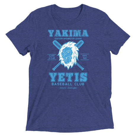 Yakima Yetis Retro Minor League Baseball Team-Tri Blend Shirt - outfieldoutlaws