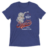 Everett Elephants Retro Minor League Baseball Team-Tri-Blend Shirt - outfieldoutlaws