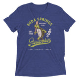 Soda Springs Slowpokes Retro Minor League Baseball Team-Tri-Blend Shirt - outfieldoutlaws