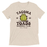 Tacoma Toads Retro Minor League Baseball Team-Tri-Blend Shirt - outfieldoutlaws