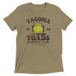 Tacoma Toads Retro Minor League Baseball Team-Tri-Blend Shirt - outfieldoutlaws