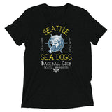 Seattle Sea Dogs Retro Minor League Baseball Team-Tri Blend Shirt - outfieldoutlaws