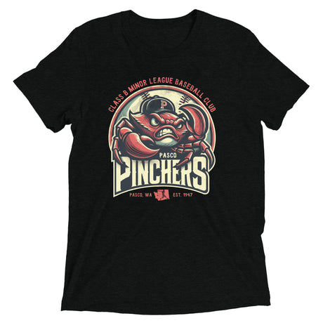Pasco Pinchers Retro Minor League Baseball Team-Tri Blend Shirt - outfieldoutlaws